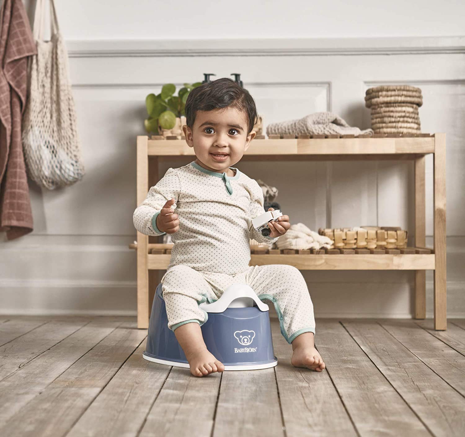 BabyBjörn Smart Potty, Deep Green/White