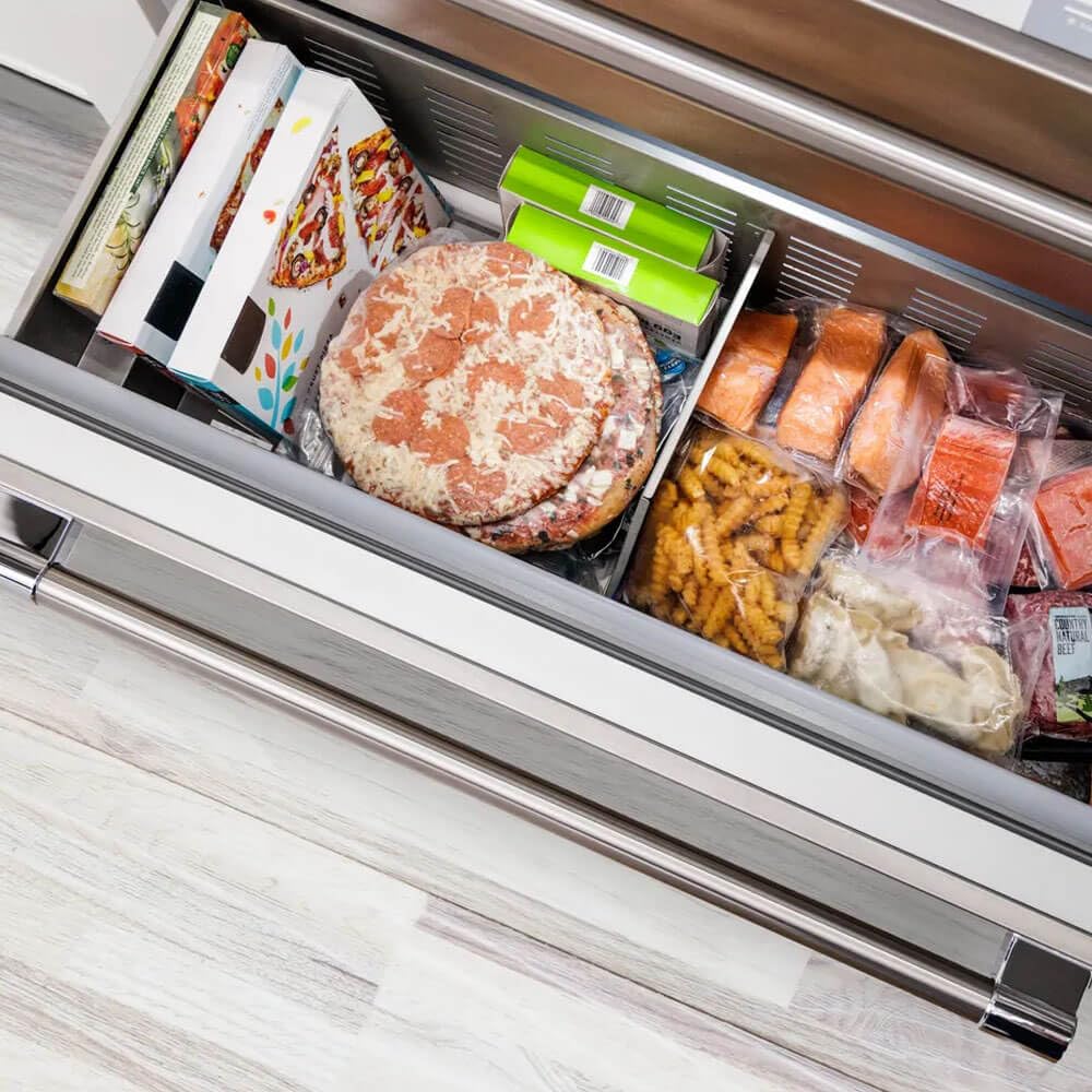 Smart Built-In French Door Refrigerator By Thermador: 23.9 Cu. Ft. Freedom Collection With Professional Handles In Stainless Steel on Fridge.com - View 6