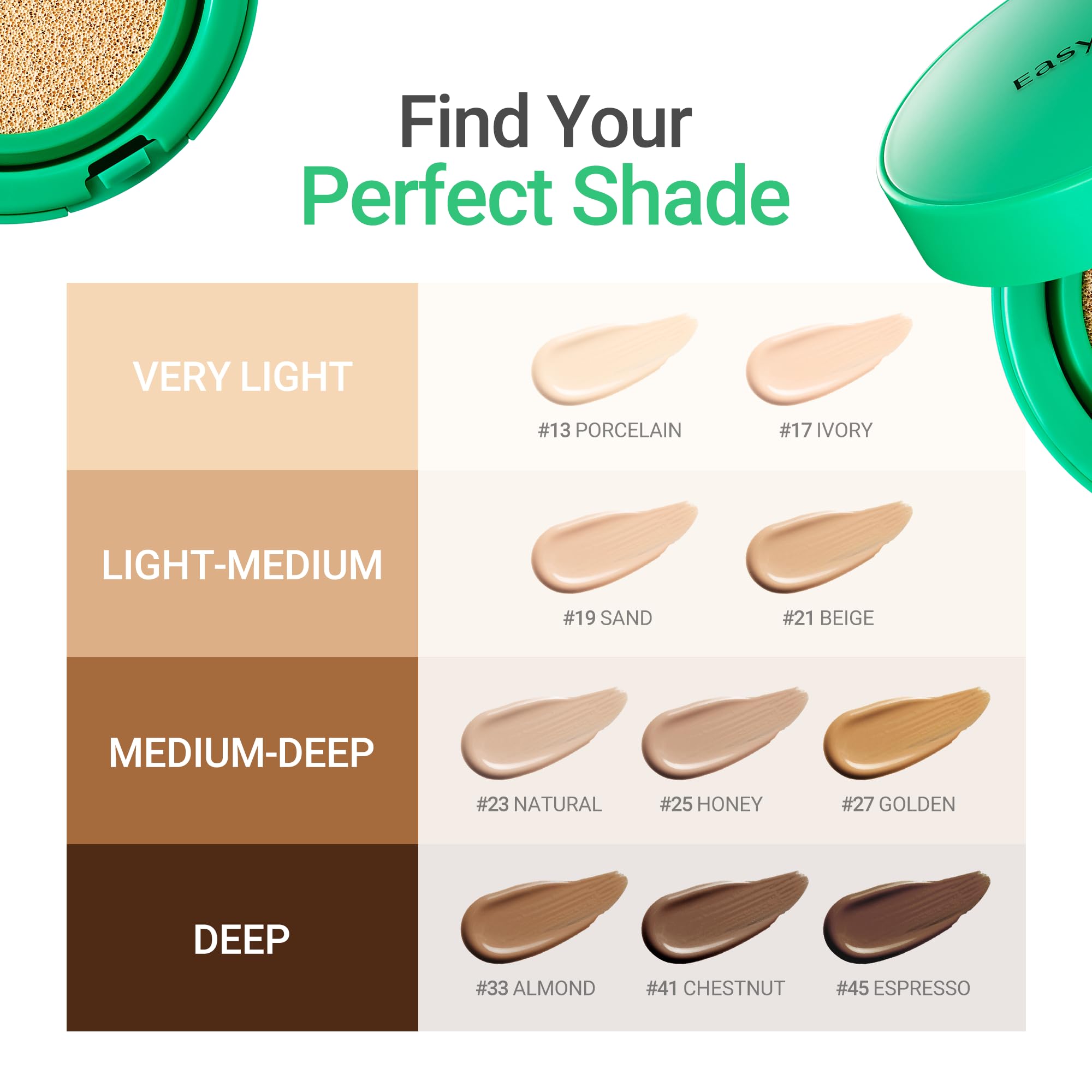 Easydew Mela B Toning Ampoule Cushion Foundation Refill