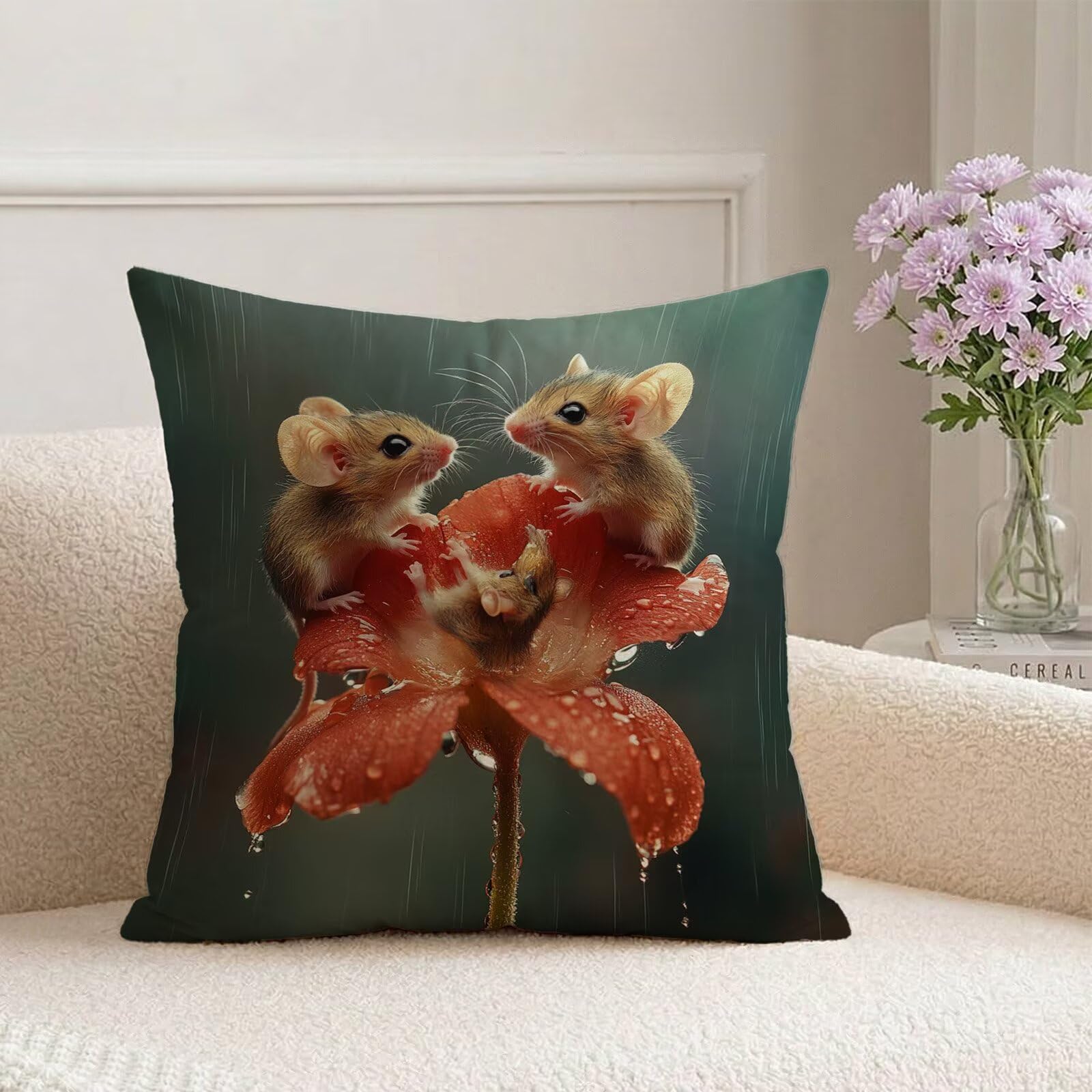 Coussin de jardin impermeable grand format contre l'humidite exterieure
