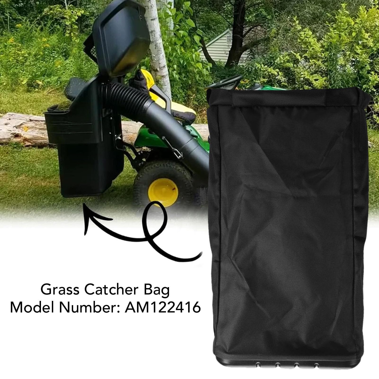 Grassack-Ersatz, Langlebig, Einfache Installation für Rasentraktoren L105 L107 L108 L110 L111 L120 L130 für Gartenbegeisterte