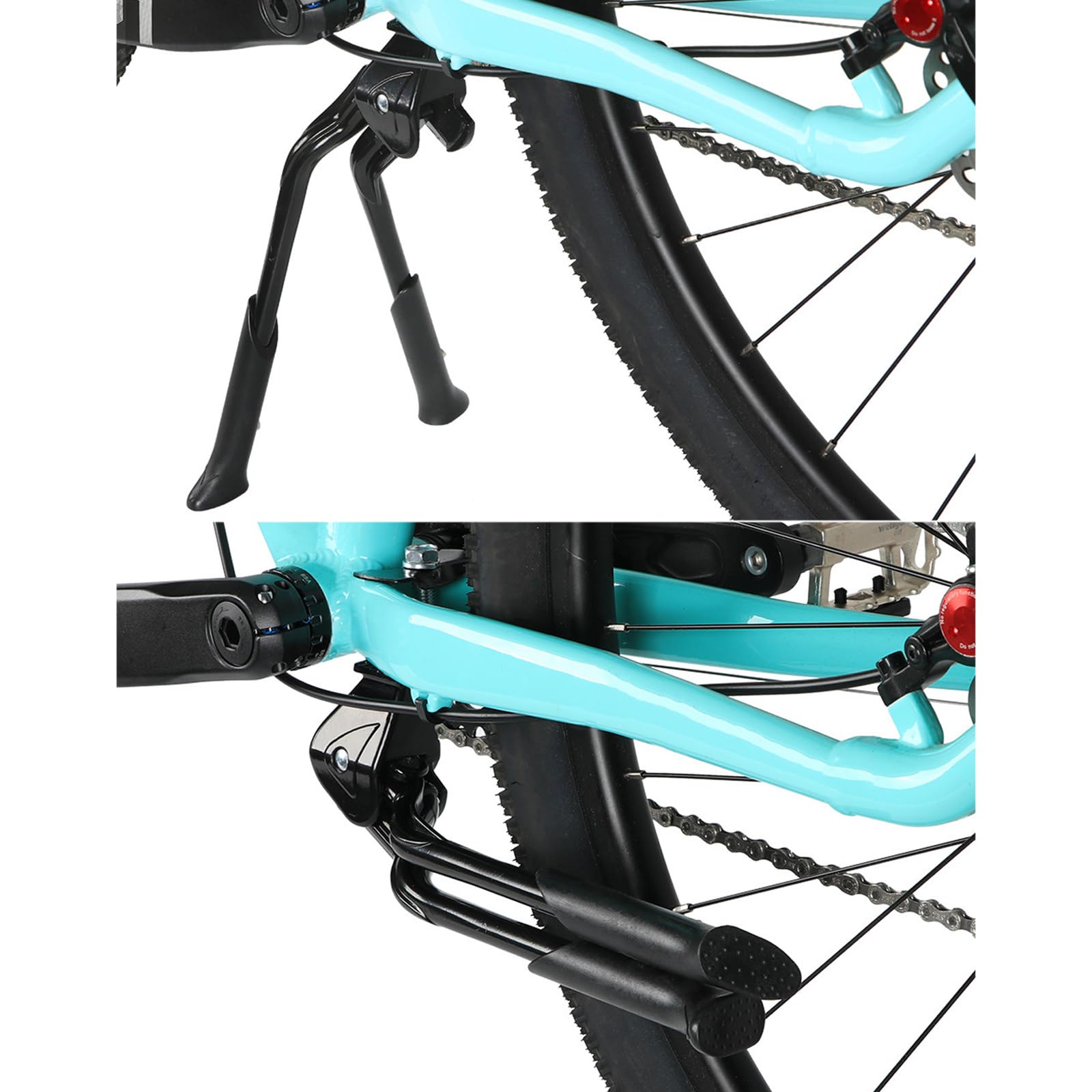 Fahrradständer Doppelständer für Merida Ninety-Six 9,600 2017, Stabiler Zweibeinständer aus Aluminiumlegierung | Rutschfester Fuß, Hohe Tragfähigkeit Höhenverstellbar