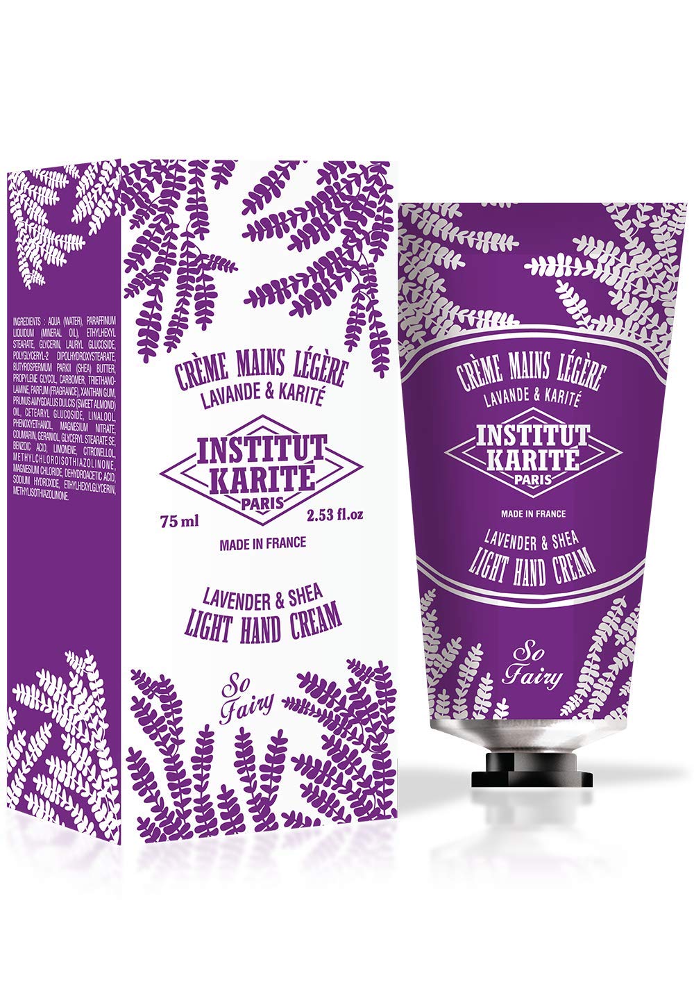 Institut Karité Paris Light Shea Hand Cream So Fairy - Lavender 75ml