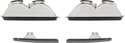 Miniatura 9 de HECASA Tapas de luces de señal de esquina delantera y parachoques, compatibles con Jeep Cherokee XJ Pair 1997-2001, color humo