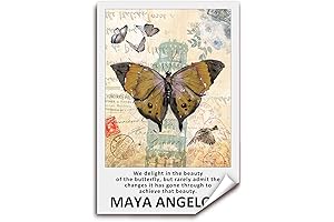 Maya Angelou Poster: Empowering Words for Home and Heart