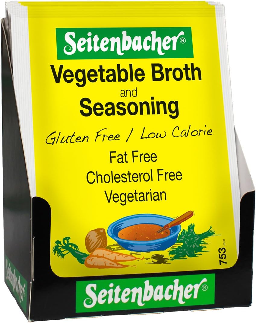 Seitenbacher Vegetable Broth Mix, 0.8-Ounce Packages (Pack of 12)