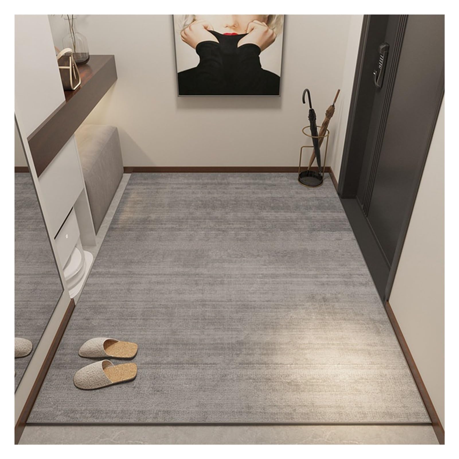 Tapis intérieur décoré idéal pour harmoniser votre entrée et la terrasse