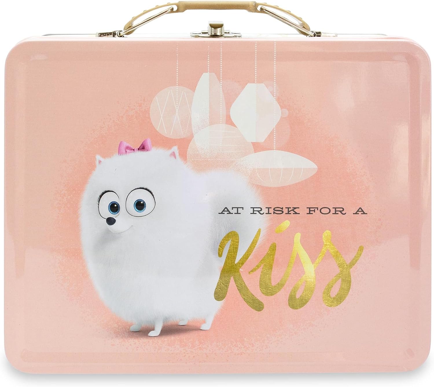 Secret Life of Pets Metal Tin Tote | At Risk For A Kiss