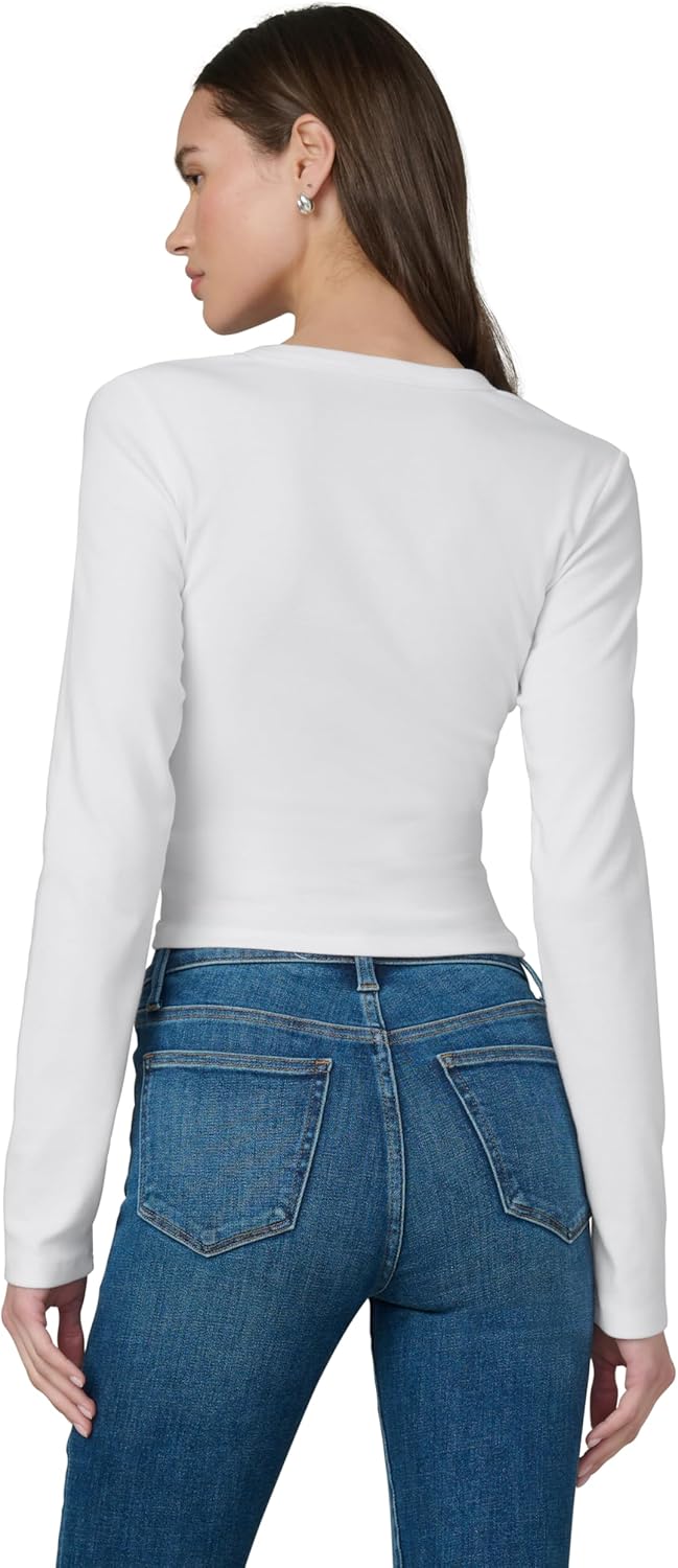 JOE'S JEANS Women's The Long Sleeve Baby Tee - Image 3