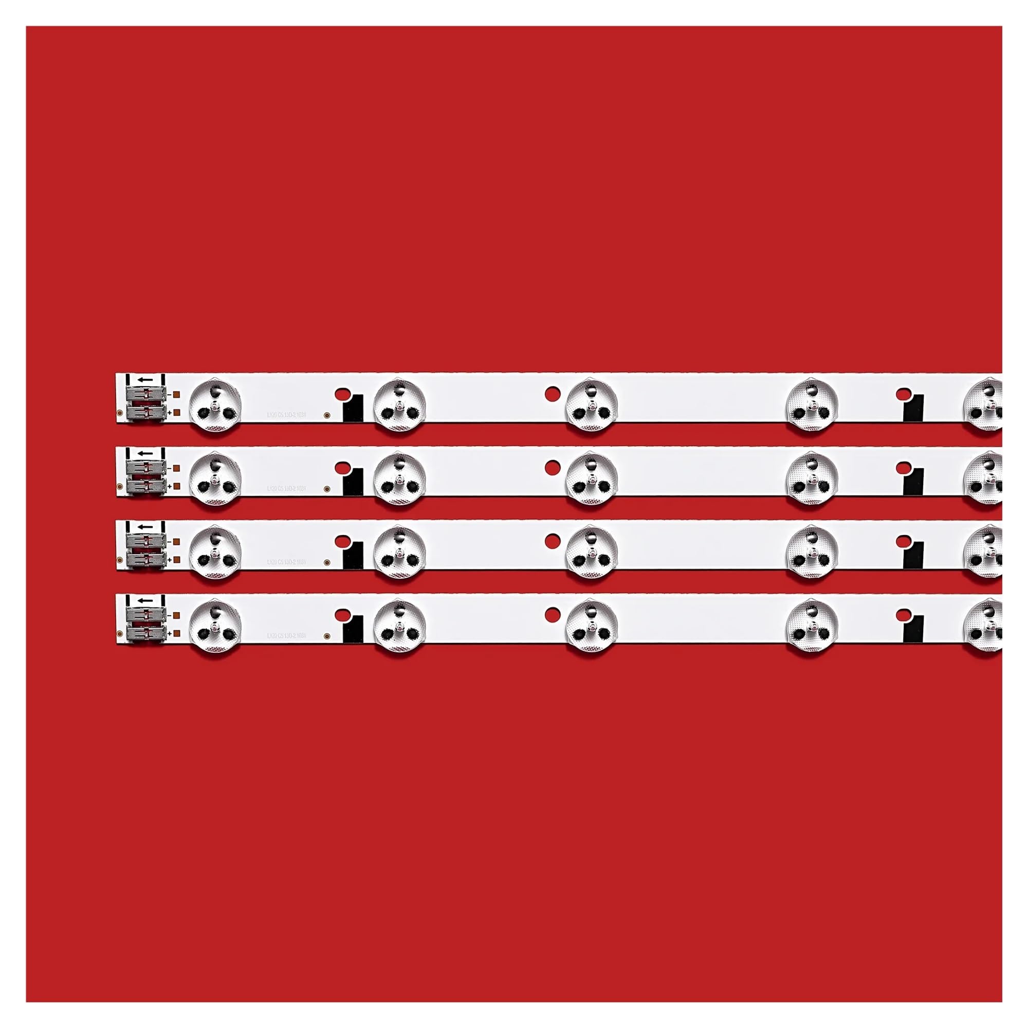 4 pezzi Set 10 LED 580mm Striscia di retroilluminazione compatibile con UE32EH5000KX D1GE-320SC1-R3 32F-3535LED-40EA BN96-24146A D1GE-320SC1-R2