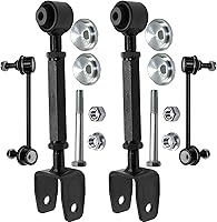Vista 44 de Detroit Axle - 4 brazos de control de extremo delantero para Nissan Frontier Xterra 2000-2004 Brazos de control inferior y superior con rótulas