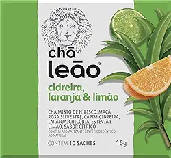 Leão Chá Premium - Cidreira Laranja E Limão 10 Sachês