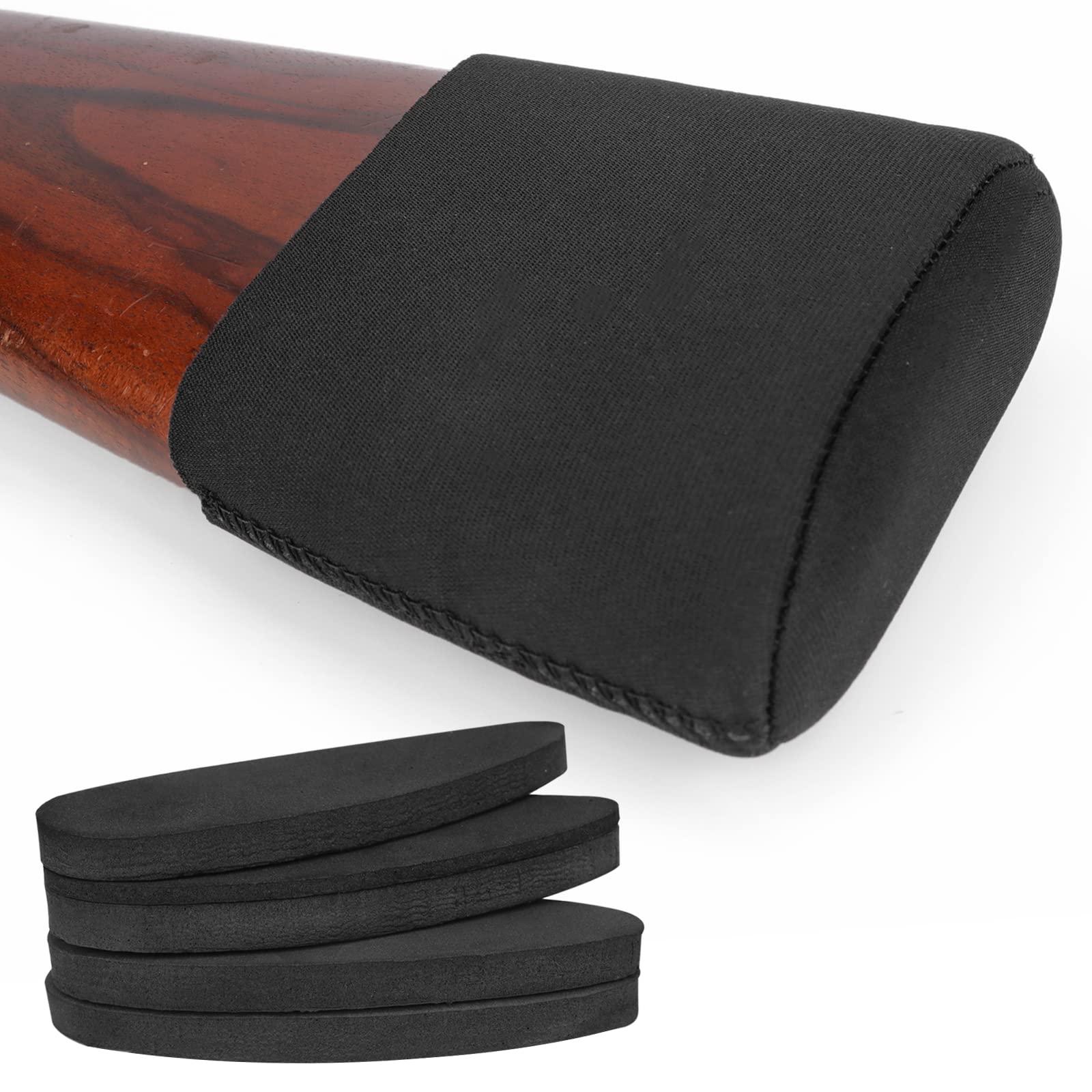 Tourbon Shotgun Extension Buttpad Silicone Gun Buttstock Recoil Pad (Black ( Pack Of 1 - View #8