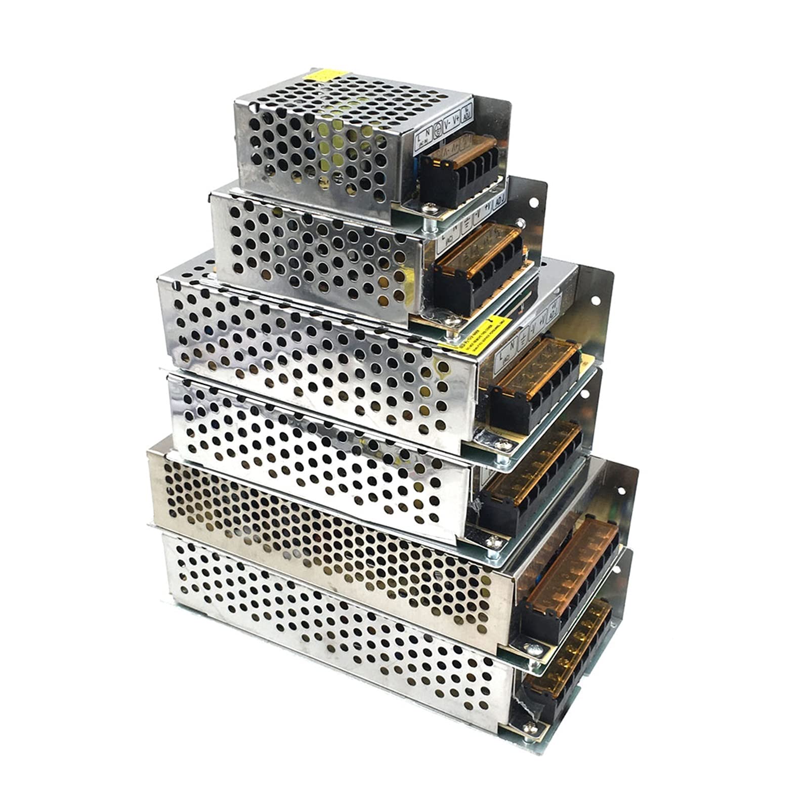 Labornetzteil,Schaltnetzteil AC/DC 12V 24V 1A 2A 3A 4A 5A 6A 8A 10A 12A Transformatorschalter Netzteil 10W 50W 100W 150W 200W-Treiber für Streifenleuchte(12V,10A)