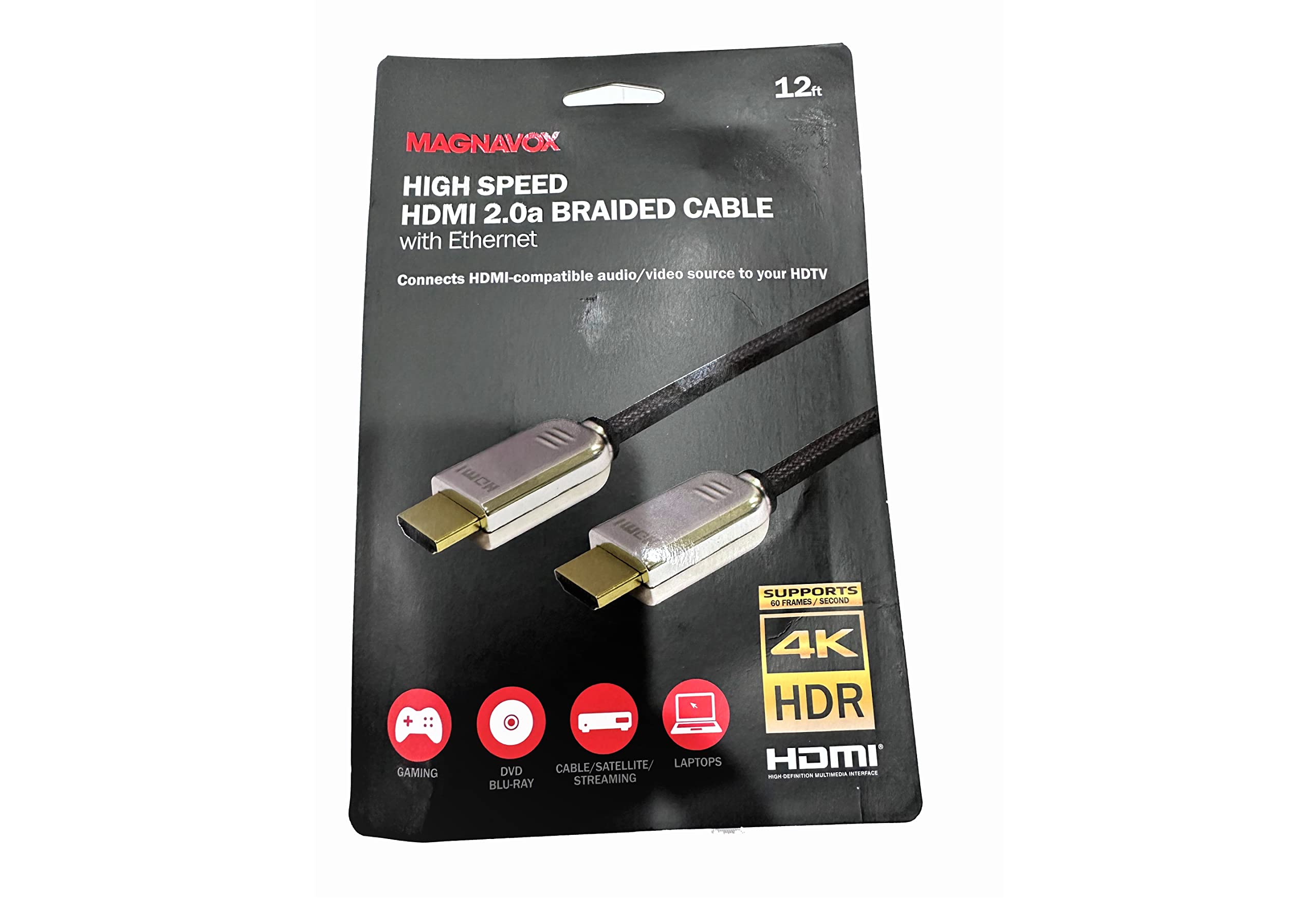 MagnavoxHigh Speed HDMI 2.0a Braided Cable