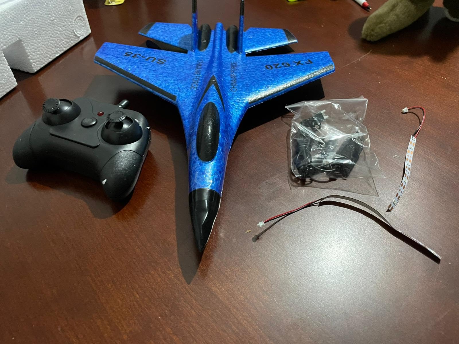 HAWK'S WORK 2 CH RC Airplane, F-22 RC Plane Ready To Fly, 2.4GHz Reote