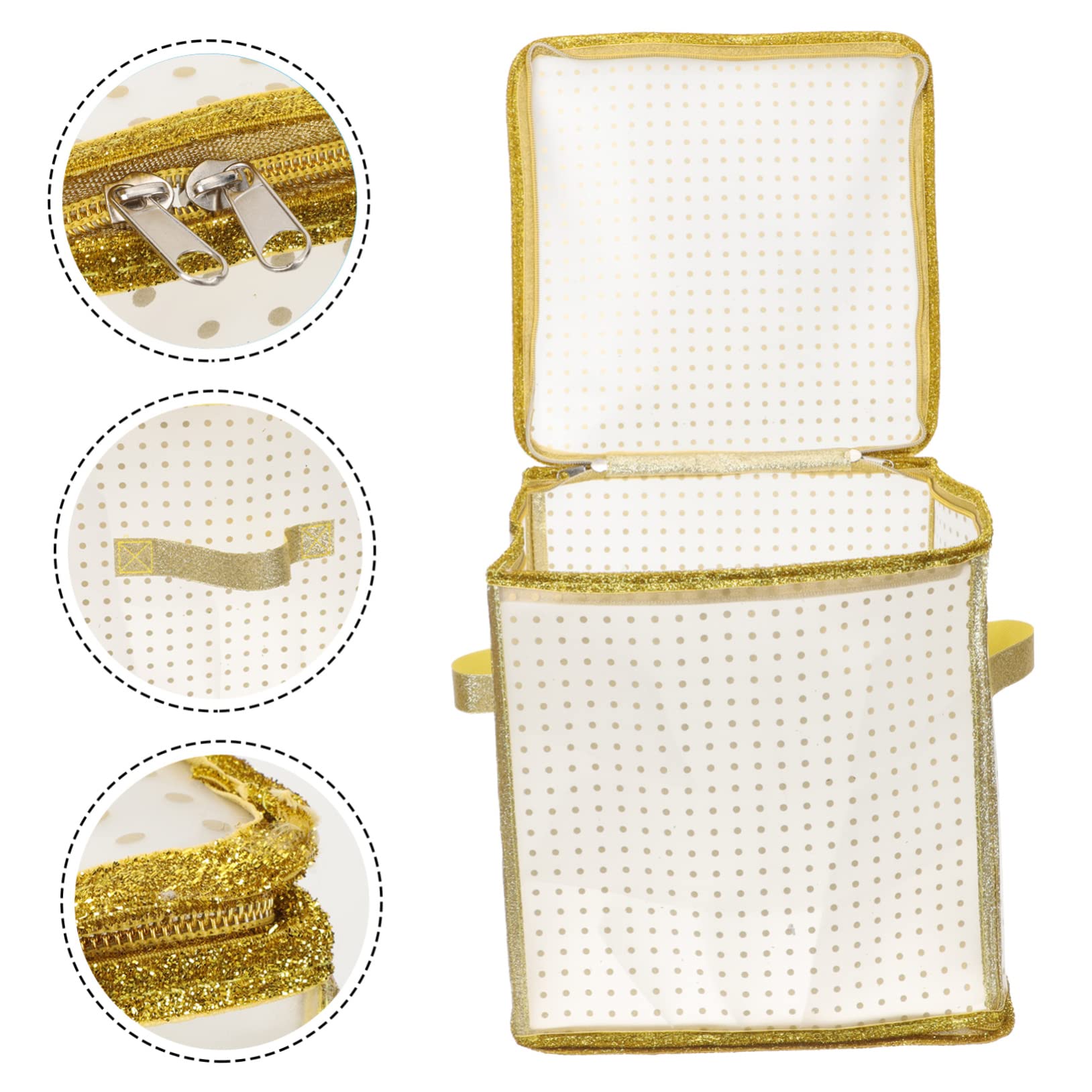 PRETYZOOM Organizer Bag for Christmas Balls Decor Storage Box Ornament Storage Case Christmas Decor