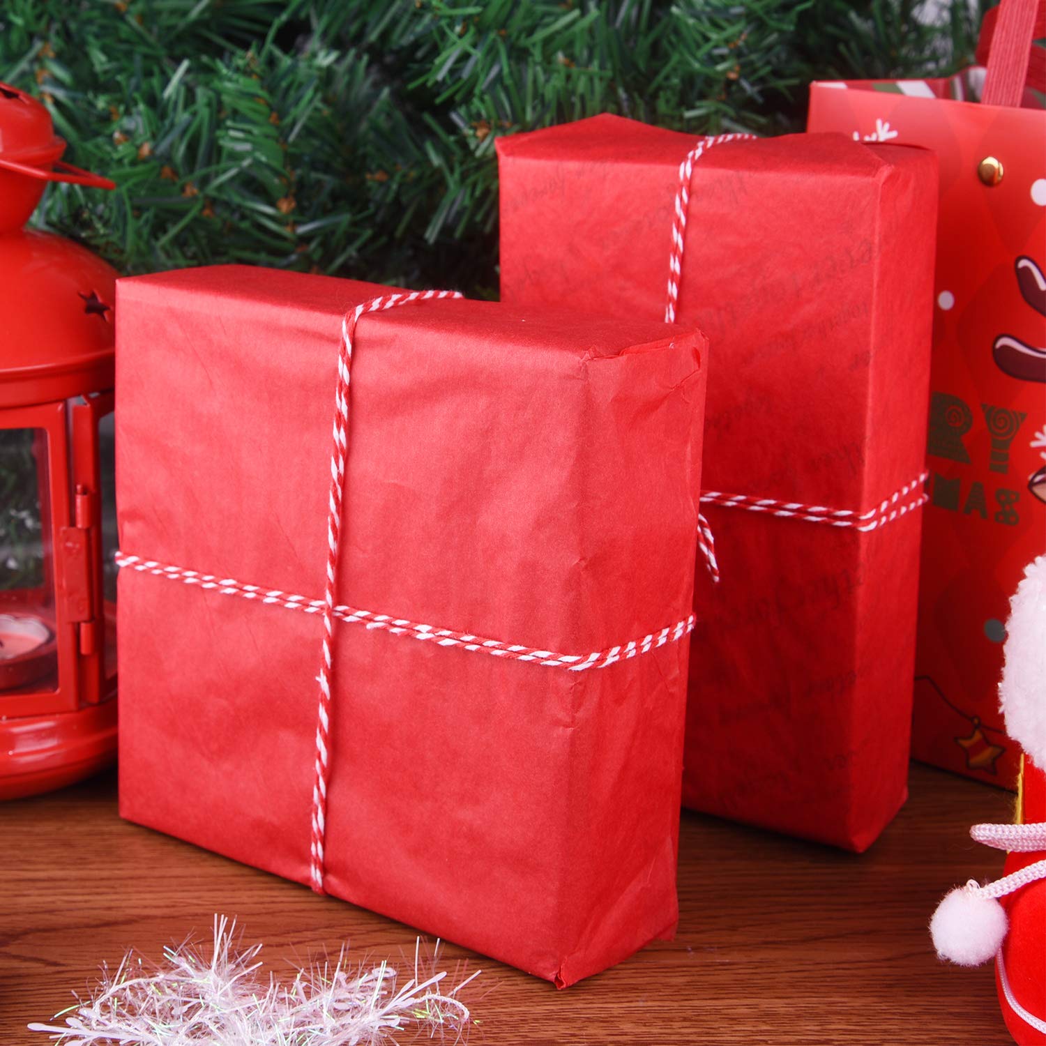60 Sheets Red Tissue Paper Gift Wrapping For Packaging 14 X 20 Inch Art Crafts - View #10