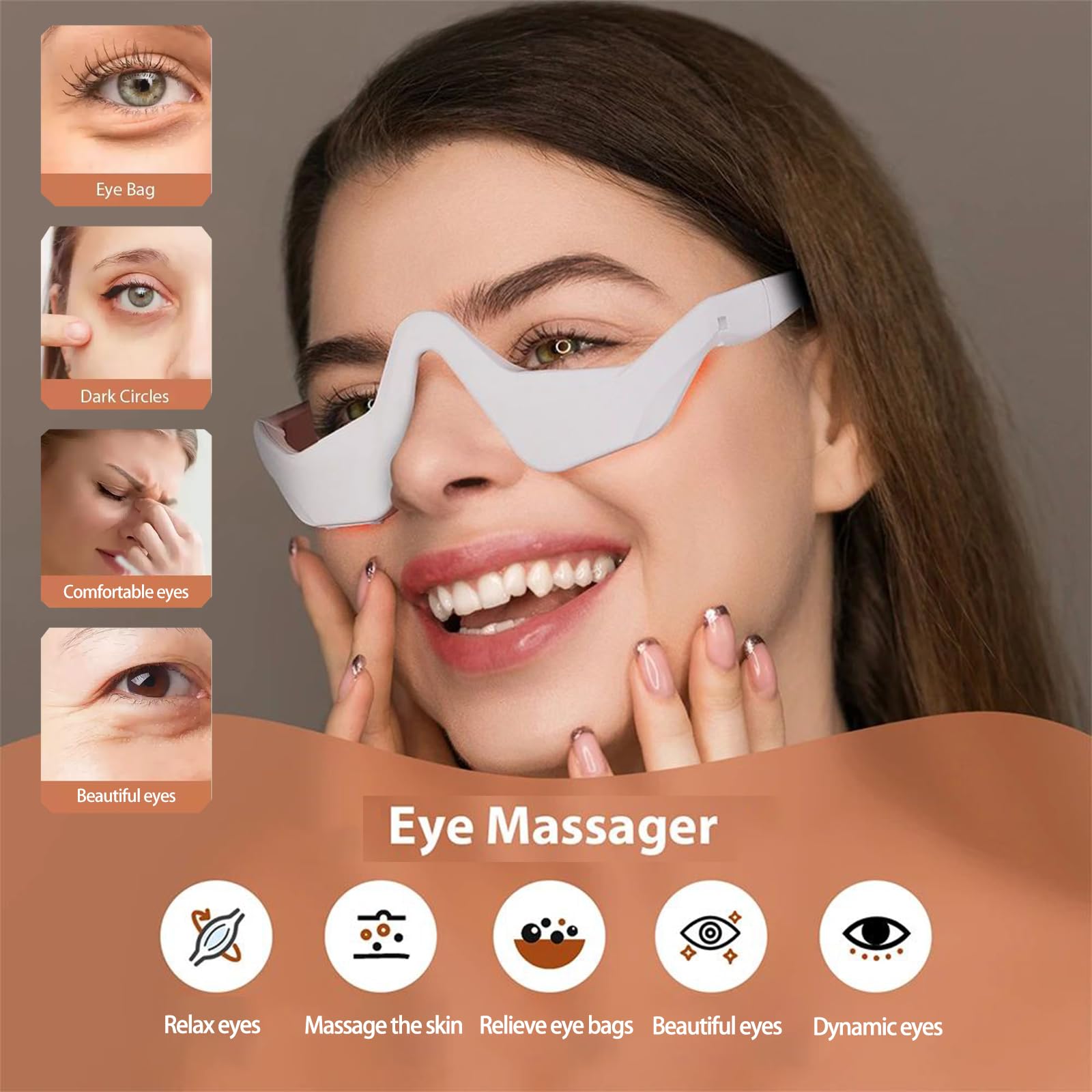 iProTech 3D Vibration Eye Massager Portable Advaned Eye Beauty