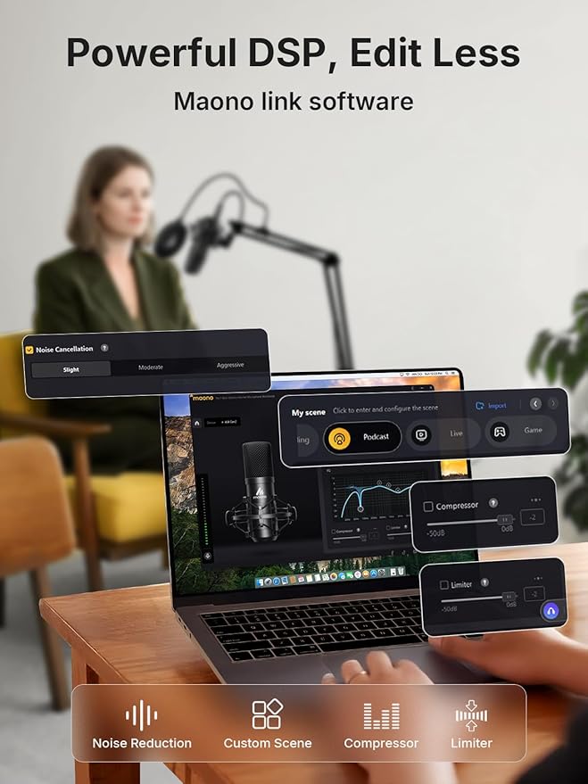 MAONO XLR/USB Condenser Microphone