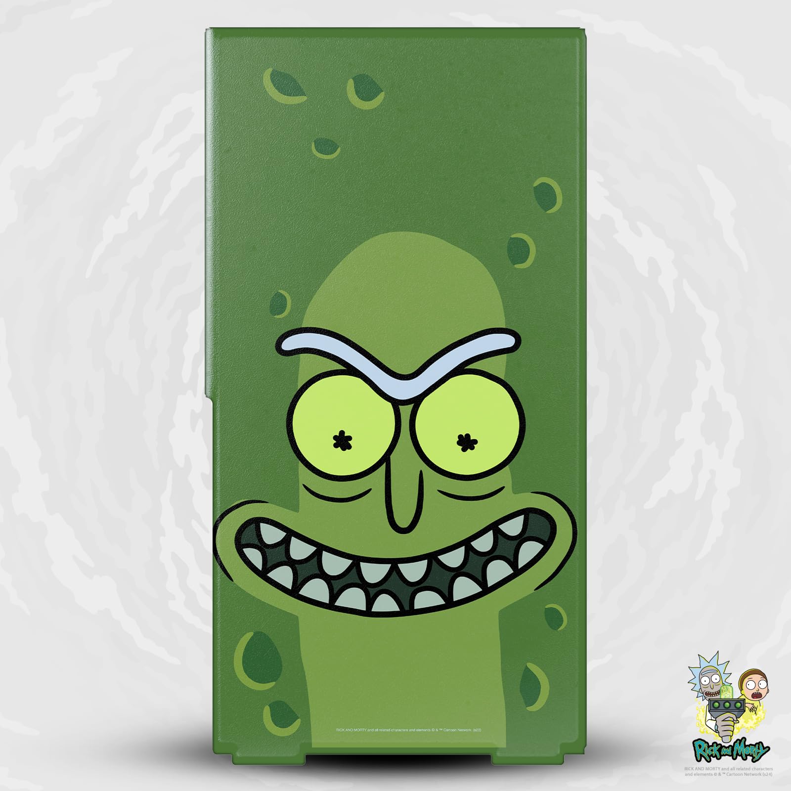 Head Case Designs Offizielle Rick And Morty Essiggurke Rick Grafiken Spielekonsolen Wickeln kompatibel mit Xbox Series X