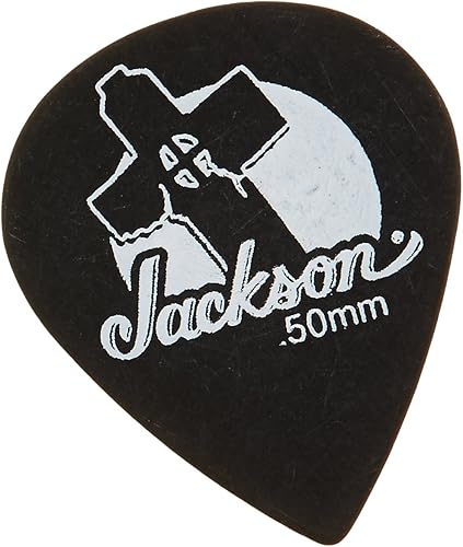 Jackson 551 - Púas cruzadas inclinadas color negro fino 0020in