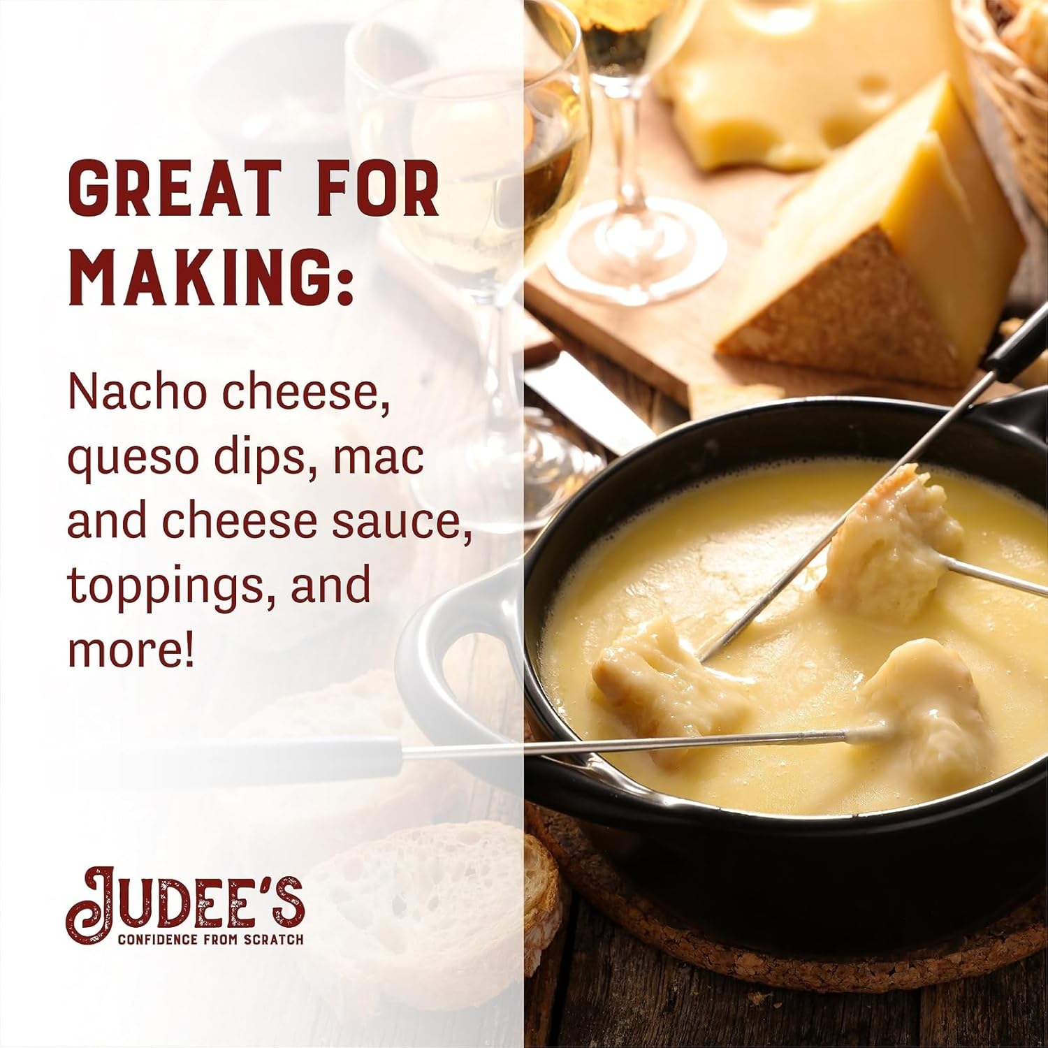 Judee's Gluten Free Sodium Citrate Powder - Smooth Emulsifier for Cheese Sauce - Molecular Gastronomy Ingredient & Food Preservative - Gluten-Free & Nut-Free Keto-Friendly Non-GMO - 32 Oz