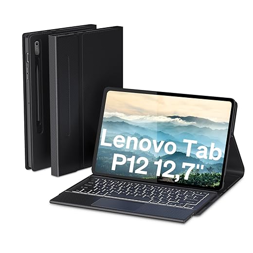 DoohowCase Backlit Keyboard Case (Lenovo P12)