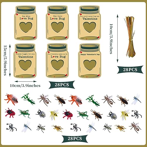 Miniatura 2 de FAVERDIIY Tarjetas de regalo para el día de San Valentín para niños, paquete de 28 tarjetas de San Valentín para niños y niñas, tarjetas de