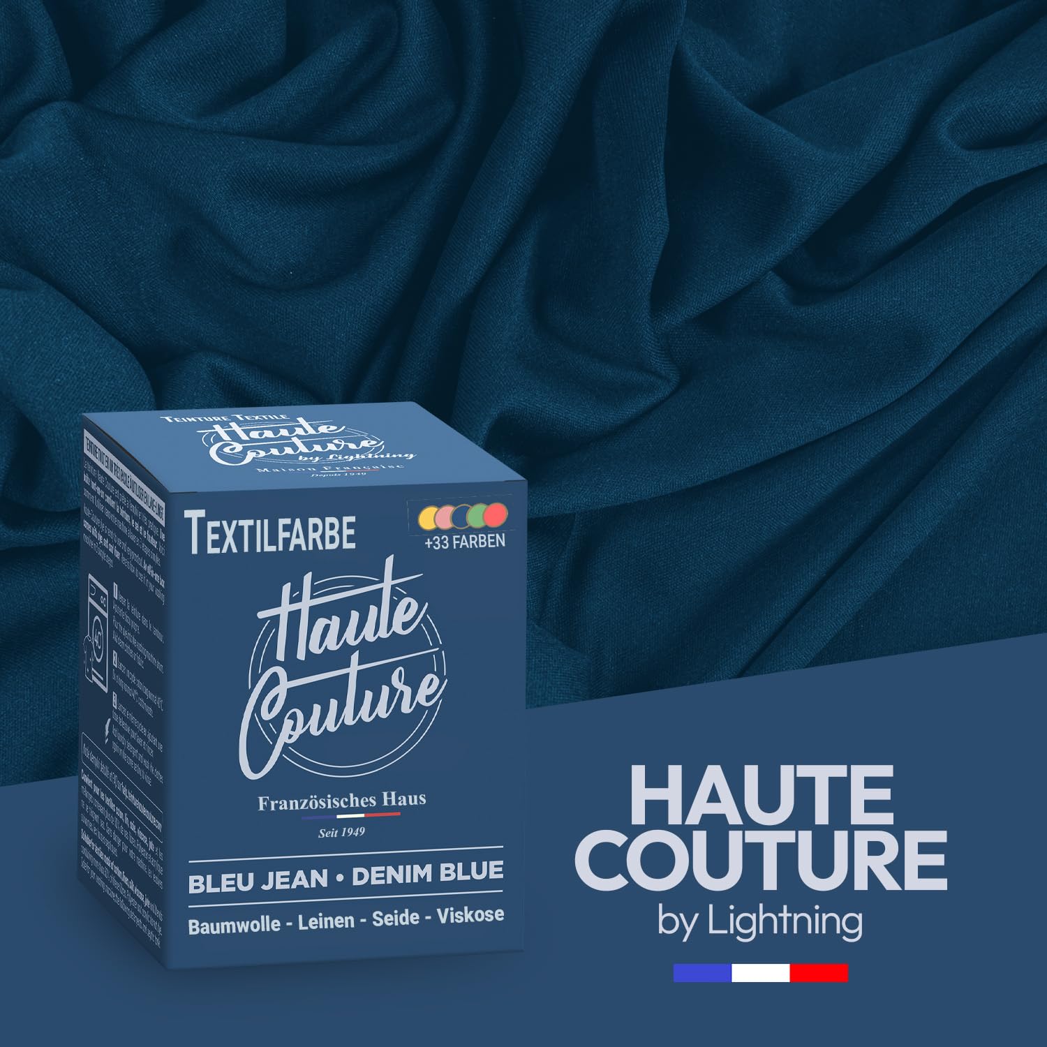 HAUTE COUTURE - Jeansblau Textilfarbe