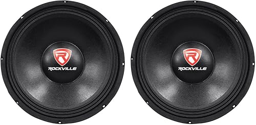 Rockville RVP12W8 1200w 12 "Pro Subwoofers 8 Ohm Subwoofer Raw Sub Woofers 40 Oz Imanes