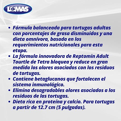Miniatura 25 de Tetra TetraFauna PRO ReptoMin Pro Sticks Fórmula de tortuga juvenil Dieta diaria para tortugas acuáticas, 12 onzas