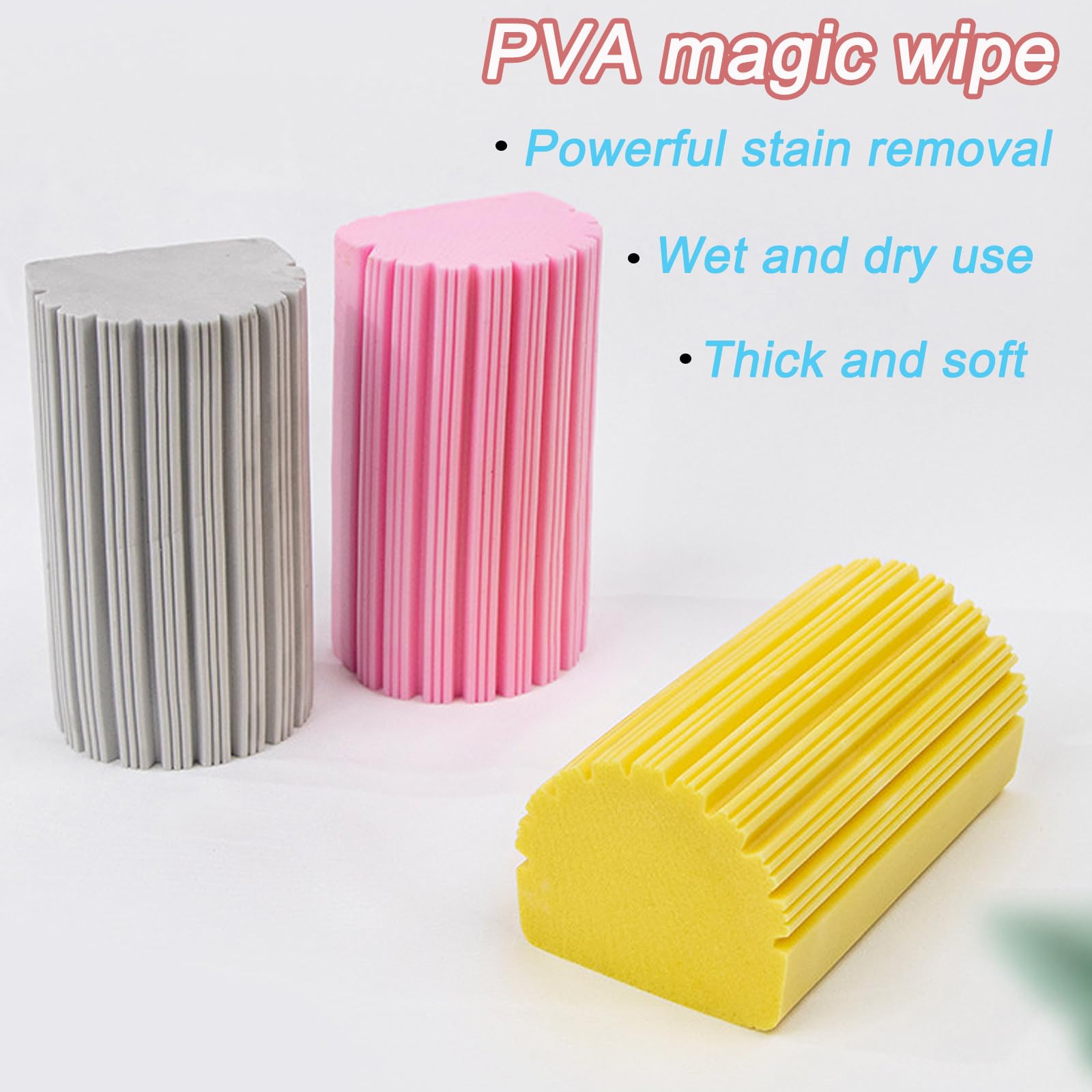 Mohito Lot De 6 Éponges Magiques Réutilisables – Nettoyage Humide Multi-Usages Pour Maison, Voiture & Plinthes