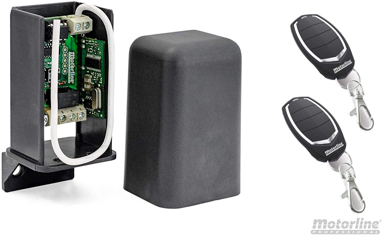 Récepteur universel professionnel Motorline multifréquence MR17 avec deux télécommandes originales PORTON VOITURE