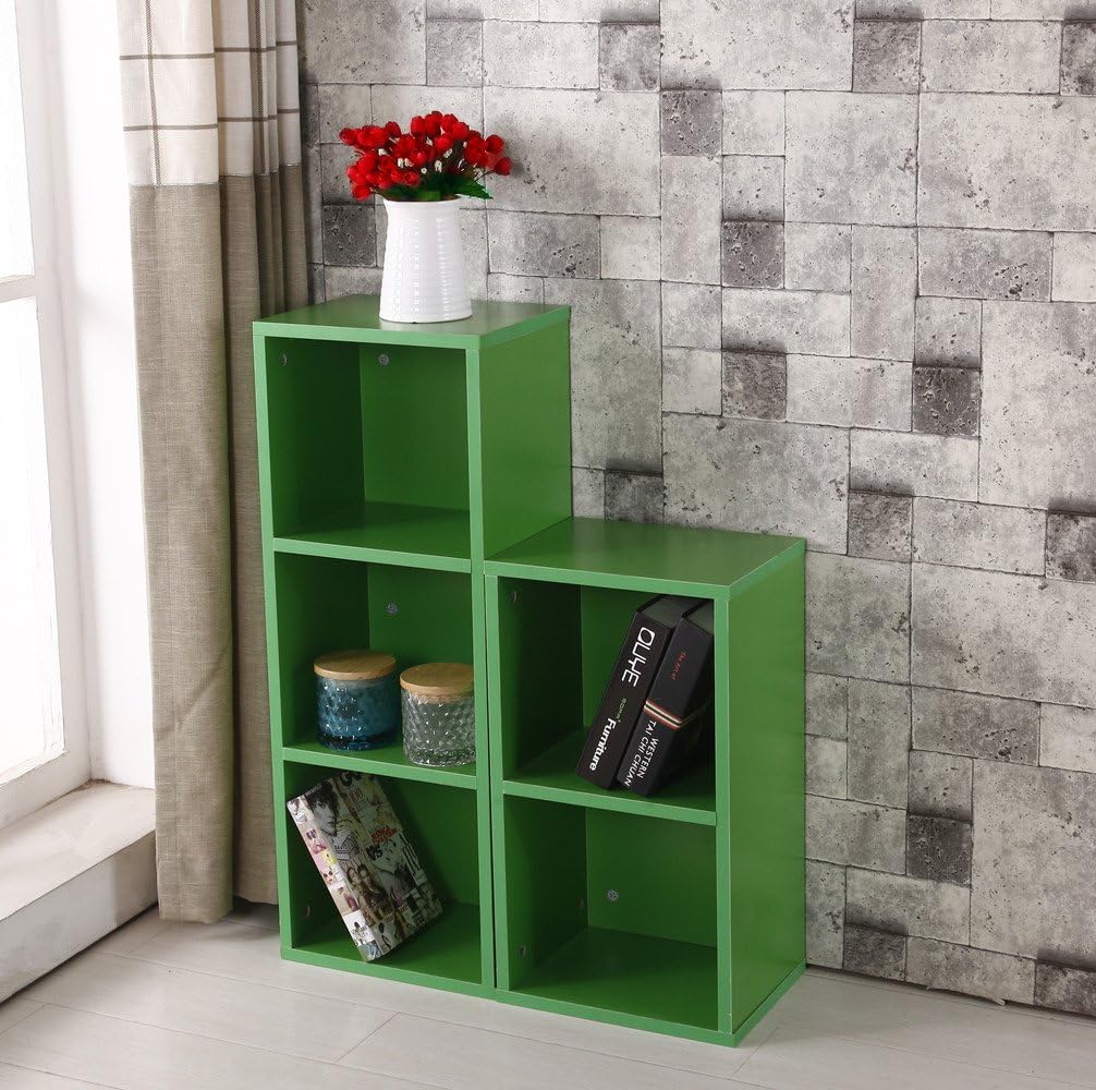 2,3 Tier Bookcase Book Storage Shelf Book Shelving Units Sets (C)