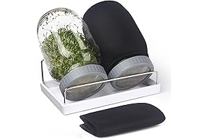 Sprout Growing Kit | Sturdy Sprouting Mason Jar With Strong Stainless Steel...