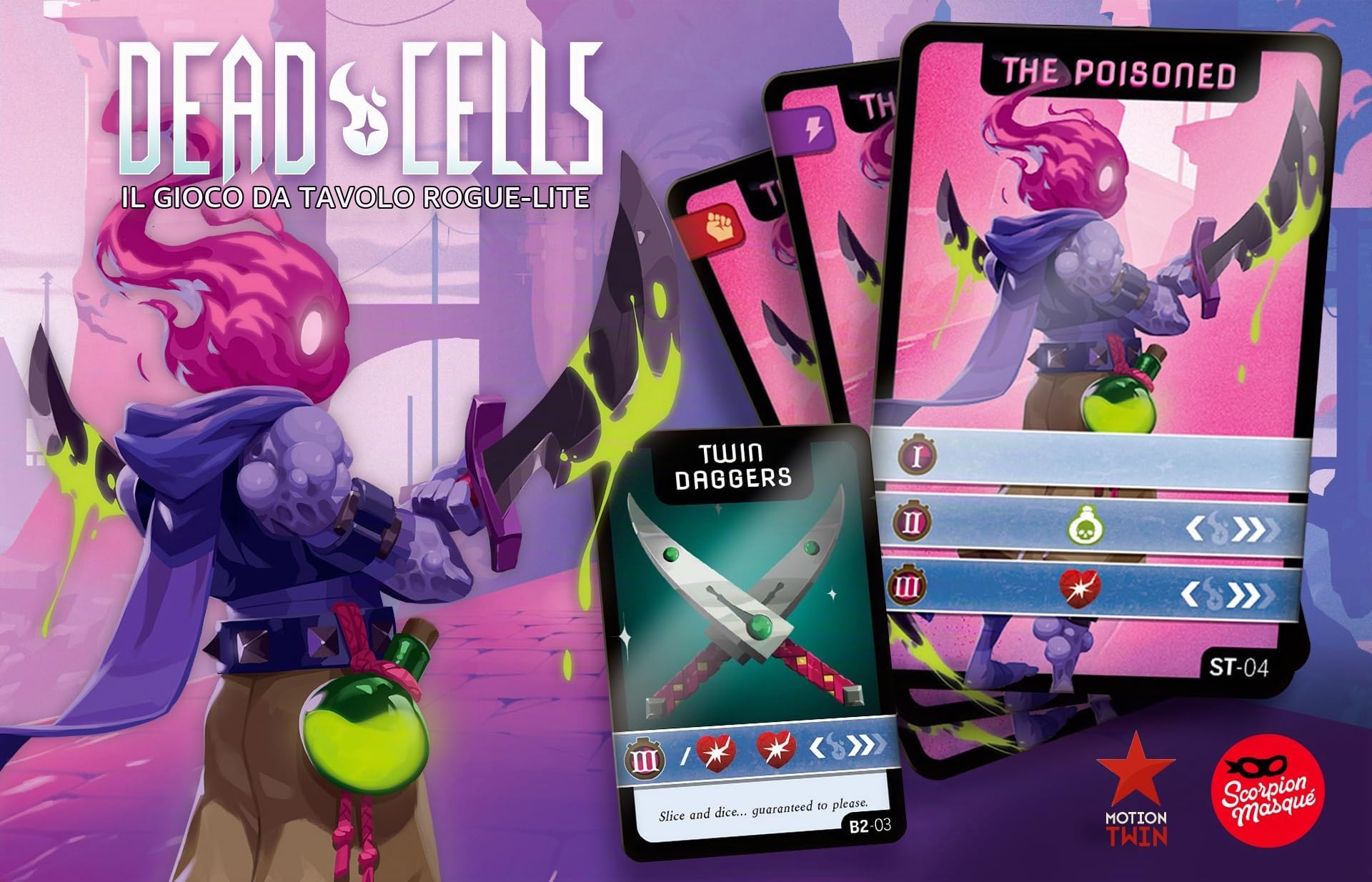 Dead Cells - Gioco da tavolo Cooperativo | 1-4 Giocatori | Esplorazione, Combattimento e Strategia | Ispirato al Videogioco | Alta rigiocabilità | Illustrazioni coinvolgenti | Componenti di Alta