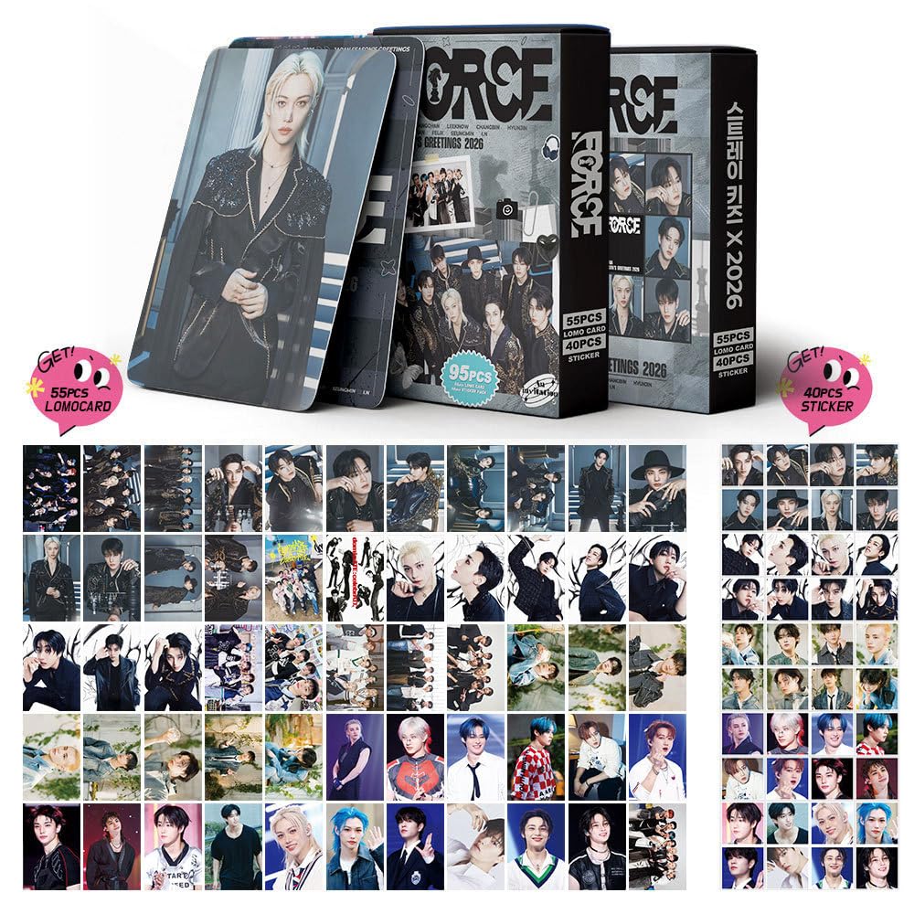 Kpop Stray Kids fotokaarten, 55 stuks Stray Kids Lomo