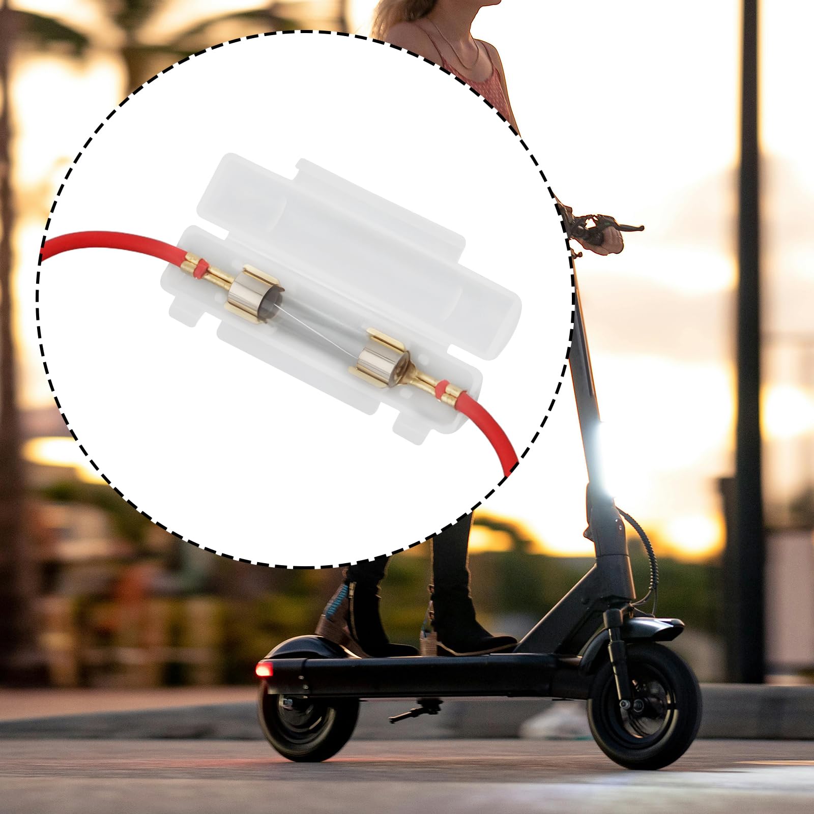 EMSea 5pcs 6x30mm Fuse Holder 30A/12v for Motorcycles Electric Vehicles Scooters with Fuse - Image 3