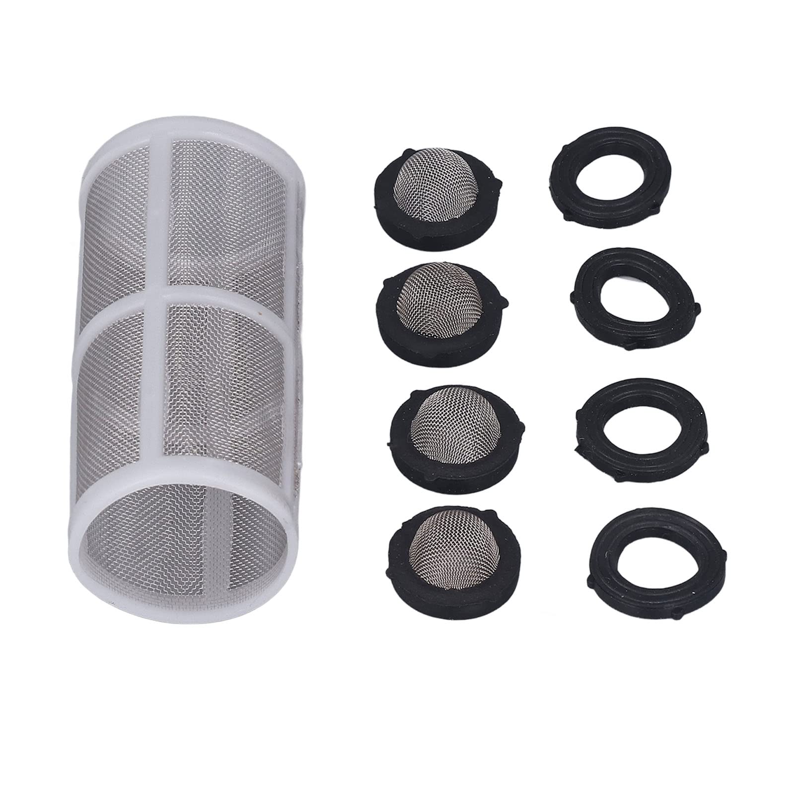 Préfiltre à Sédiments pour Nettoyeur Haute Pression, 3/4 Pouce Filtre à Eau pour Tuyau de Jardin, Protecteur de Pompe avec Métallique Lavable, Accessoire pour Laveuse Haute Pression
