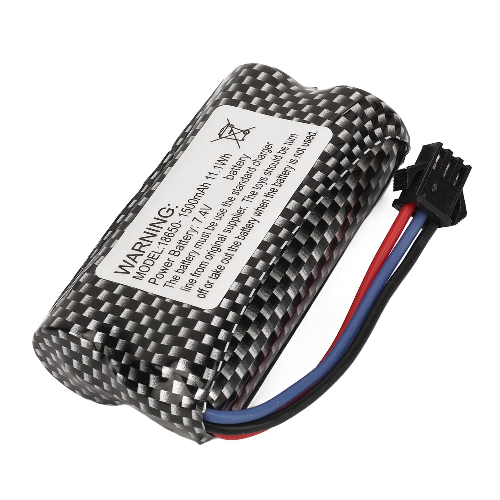 Gonetre RC Lipo Batterie Haute capacité 1500mAh 7,4 V Batterie en Polymère de Lithium Durable de 7,4 V avec des Véhicules à Télécommande RC Crawler