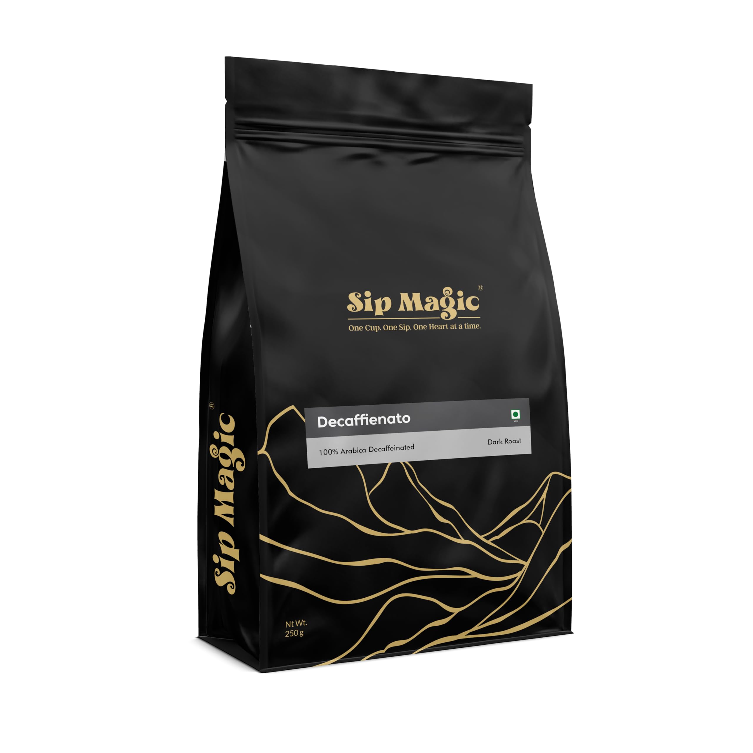 Sip Magic | Decaffiento | 100% Arabica Decaff | Dark Roast | Whole Beans | 250 gms-picture-18