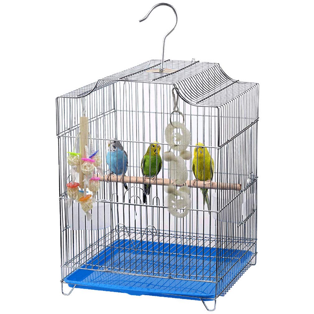 Juguetes de Loro Pájaros 8 Piezas con Juguete de Masticación y Columpios de Perchas Usado para Jaula de Aves - Decoracion de Pajarera y Campana Colgante Hamaca para Periquitos, Cockatiels #2