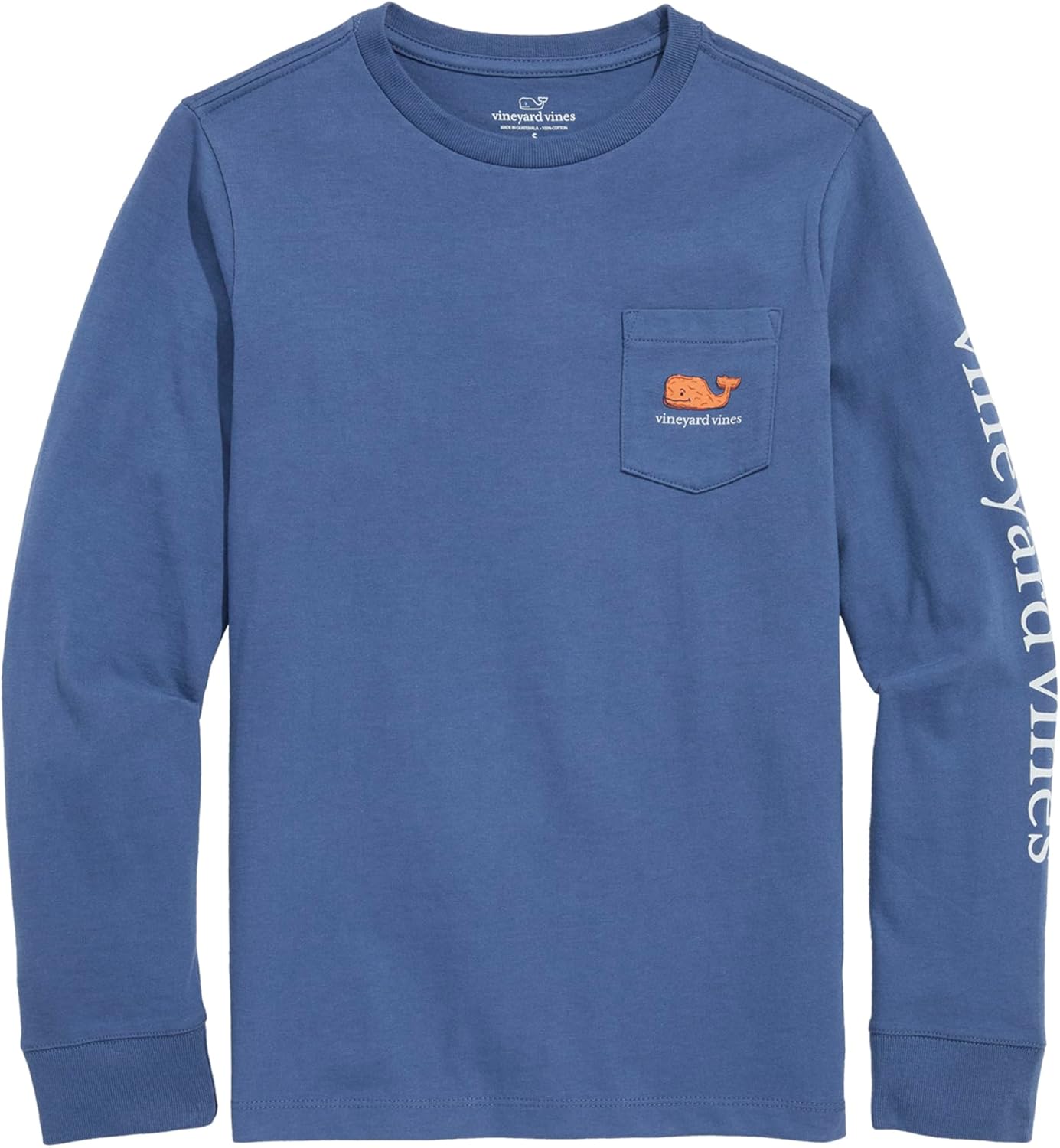 Vineyard Vines Boys Boys' Whale Nuggets Long-Sleeve Pocket Tee - Image 2