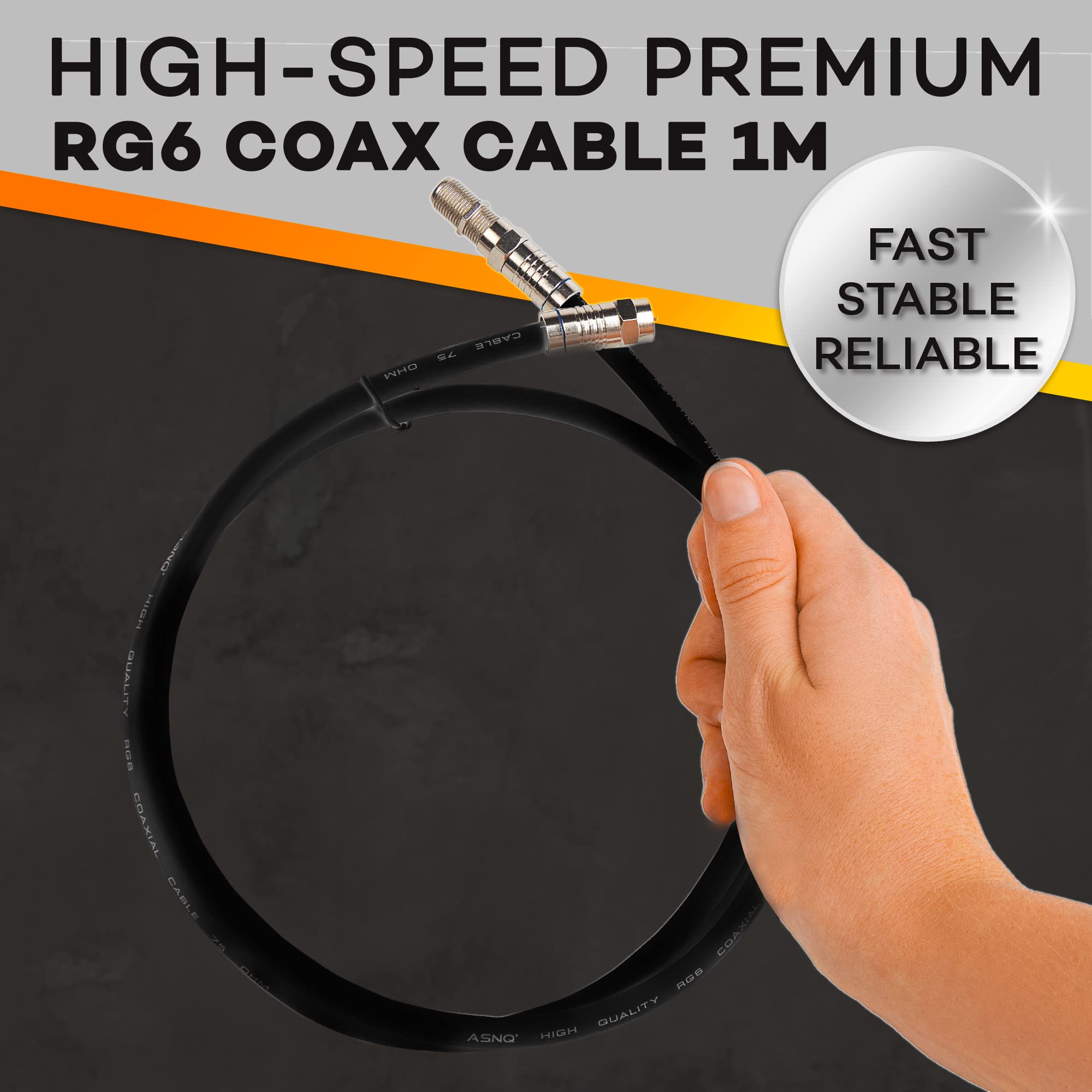 Connettori RG6 A Compressione MOOKEERF – 10 Pezzi, Ottone Nichelato, Per Interno/esterno Con O-Ring E Gomma Impermeabile