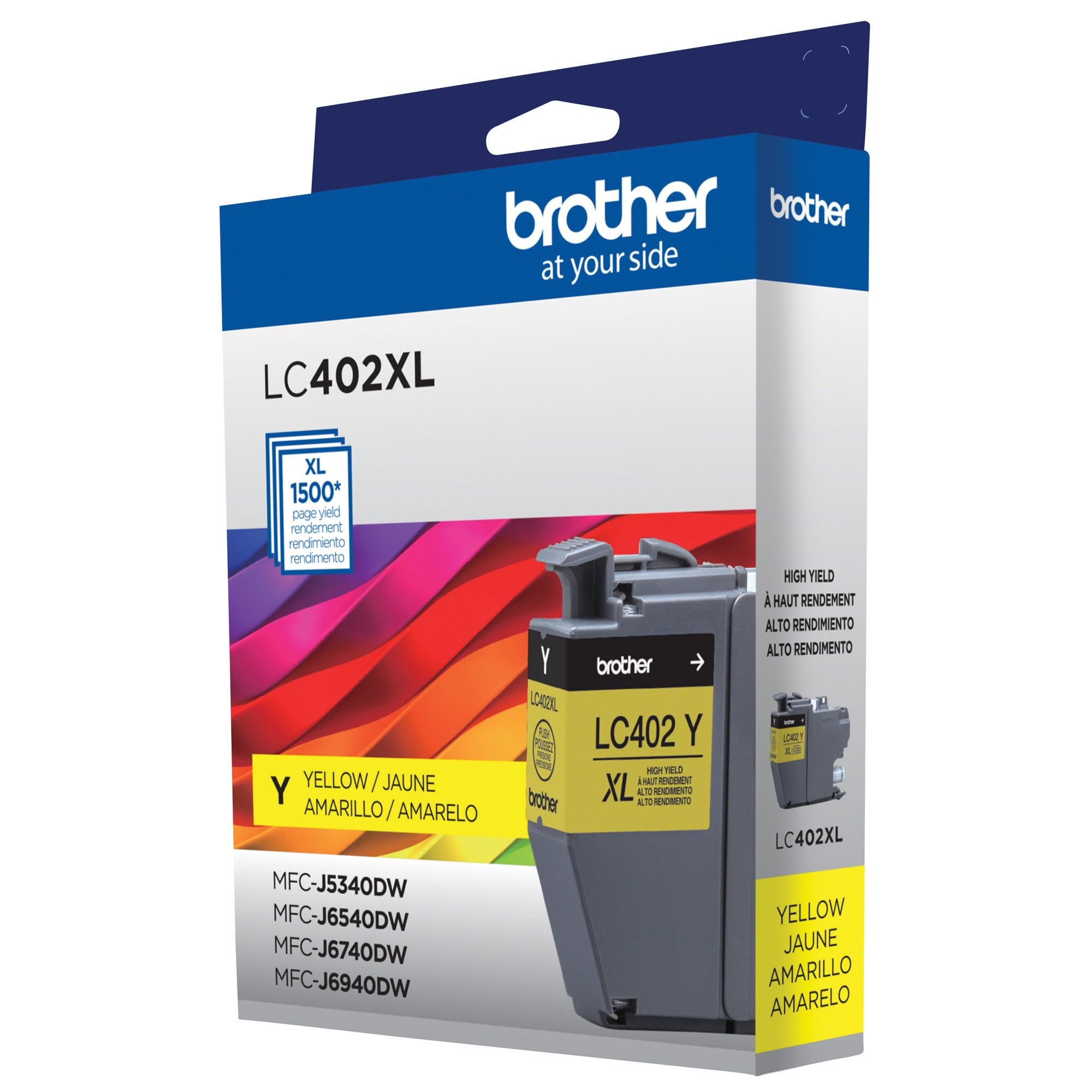 Brother Cartuccia d'inchiostro giallo originale LC402XLY ad alta resa