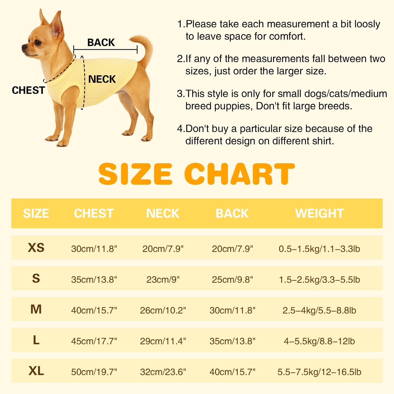 4 Camisetas para Perro, Ropa de Verano sin Mangas, Camiseta Colorida para Cachorros, Camisetas Transpirables para Perros pequeños y medianos, Ropa de Gato (4 Piezas (Amarillo, Blanco, Azul y Rosa), S