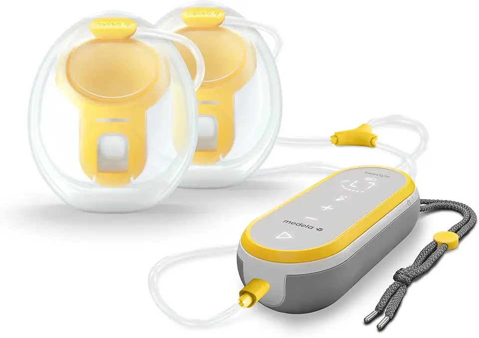 Medela Freestyle Hands-Free Double Electric Breast Pump with Wearable Cups, App Connectivity, Portable Design