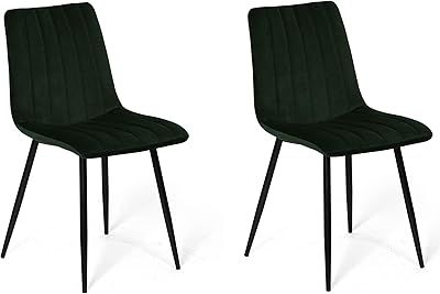 WOLTU Esszimmerstühle BH269dgr-2 2er Set Küchenstühle Wohnzimmerstuhl