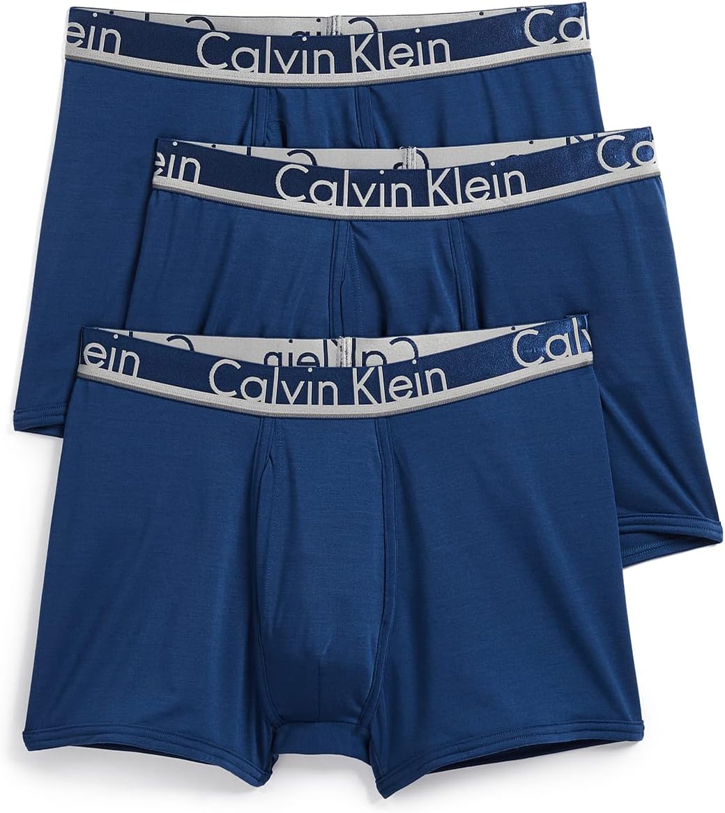 Calvin Klein Men's Reconsidered Steel Micro 3-Pack Trunk